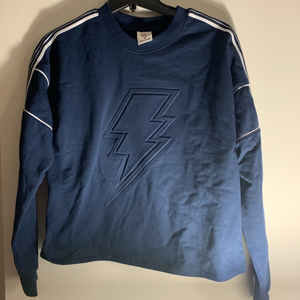 NWT Blue lightning bolt sweater